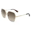 Image de Marc Jacobs Mj 1005/s 01Q/HA GOLD BROWN Sunglasses Women's Metal, Standard, 60