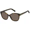 Image de Marc Jacobs Marc 554/s 086/70 HAVANA Sunglasses Women's Acetate, Standard, 55