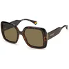 Image de Polaroid Pld 6168/s 086/SP HAVANA Sunglasses Women's Polycarbonate, Standard, 54