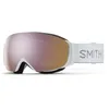 Image de SMITH Optics I/O MAG S Lunettes de ski d'hiver pour femme   Tricot épais blanc   ChromaPop Everyday   Miroir or rose
