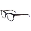 Image de Missoni Lunettes de Vue MIS 0115 Blue grey horn 52/17/145 Femme