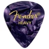 Image de Fender 351 Classic Celluloid Picks 12-Pack (Couleurs assorties) Purple Moto (Heavy) - Lot de 12 médiators
