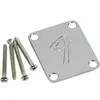 Image de 4-bolt Vintage-style Neck Plate "F" (chrome)