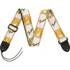 Image de 2" Monogrammed Strap White/Brown/Yellow