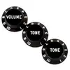 Image de Stratocaster Knobs Black (Volume Tone Tone) (3)