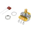 Image de Pure Vintage 250K Split Shaft Potentiometer With Mounting Hardware
