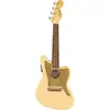 Image de Fender FSR Fullerton Jazzmaster Uke Vintage White ukulélé électro-acoustique concert