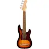 Image de Fender Fullerton Precision Bass Uke WN Tortoiseshell Pickguard 3-Color Sunburst ukulélé basse électro-acoustique