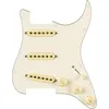 Image de Fender Eric Johnson Pickguard Strat SSS 3 plis Parchment - Micro à bobine unique pour guitare