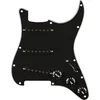 Image de Fender 65 Strat Pre-Wired Pickguard Black   Micro à bobine simple pour guitare