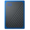 Image de SSD externe portable Western Digital My Passport Go USB 3.0 500 Go Noir et bleu en occasion ou reconditionné