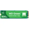 Image de WD Green SN350 500 Go M.2 NVMe SSD, possédant une vitesse de lecture de 2 400 Mo/s et une vitesse d'écriture de 1 500 Mo/s
