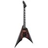 Image de ESP LTD Deluxe Arrow-1000 QM Dark Brown Sunburst Satin guitare électrique