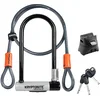 Image de Kryptonite Antivol en U Kryptolok Standard W/Flex | Antivol Vélo avec Câble Flexible | Cadenas pour Vélos | Niveau de Sécurité 6/10 | Conçu pour Résister aux Tentatives de Vol | Dimensions 8,3x15,3 cm