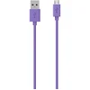 Image de Belkin - Cable micro-USB vers USB pour smartphone/tablette - 2 mètres - Violet