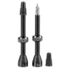 Image de Tubolight Paire Valves Tubeless Route 70mm Ergal 7075-T6 anodisé Noir