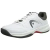 Image de HEAD Chaussures de Tennis Lazer M Whgr pour Homme, Blanc/Gris/Rouge, 42 EU