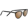 Image de Serengeti Elyna Lunettes de Soleil Girls, Shiny Black/Mineral Polarized Drivers Gold, Medium/Large