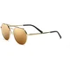 Image de Serengeti SHELBY, Lunettes de soleil Mixte, Shiny Light Gold, M