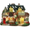 Image de LEMAX Bâtiment lumineux à LED « Farnley Moor Cottage » en résine H15,5 x 21 x 13,5 cm