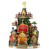 Image de Lemax Bâtiment de la tour Tannenbaum avec éclairage LED « Tentes de Noël de la tour Tannenbaum » (hauteur : 30,5 x 22 x 20 cm)