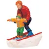 Image de Lemax - Father & Son Skiing