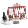 Image de Lemax - Balançoire - Accessoire animé - Plastique - Sculpture animée - Rouge - Monde de Noël