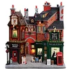 Image de Lemax : Façade English Lane : Porcelaine, H.29,3cm