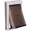 Image de PetSafe - Porte pour Animaux de Compagnie pour Conditions Climatiques Extrêmes - Triple Volet, Économie d'Énergie, Cadre Personnalisable - Moyen