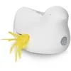 Image de PetSafe Jouet électronique pour Chat Peek-a-Bird avec Plumes, avec capteur de Mouvement et minuterie de 10 Minutes, 3 Piles AA nécessaires, Blanc
