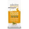 Image de Lot de 4 paquets d'anneaux de praire Selective Naturals - 80 g - Avec du foin de fléole et du thym - Pour lapin