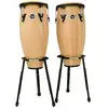 Image de Latin Percussion LPA646B-AW LP Aspire Wood Congas 10" +11" sur pieds