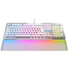 Image de Roccat Vulcan II Max - Clavier de Jeu Optique et Mécanique pour PC, Touches Rétro-éclairées RGB Personnalisables Repose-Poignets, Interrupteurs Titan II, Plaque en Aluminium, Blanc