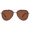 Image de I-SEA Lunettes de soleil pour femme - River, Doré, marron doré polarisé, 29mm
