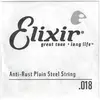 Image de Cordes Elixir® à l'unité en Acier plein plaqué Anti-Rust (.018)