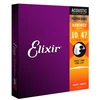 Image de Elixir 16152 Folk 12 Cordes Nanoweb Phosphor Bronze Light 10-47