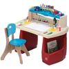 Image de Step2 Deluxe Art Master Bureau & Chaise d'enfant | Table de créativité en Plastique avec Espace de Rangement