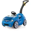 Image de Step2 Wisper Ride Voiture Enfant Porteur Auto en bleu | Véhicule Jouet avec barre de poussée pour Enfants dès 1.5 ans