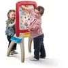 Image de Step2 Easel For Two Tableau d'écriture pour enfants | Tableau magnétique pour enfants avec un kit d'accessoires de 94 pièces