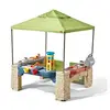 Image de Step2 All Around Speelpatio Maison Enfant | Patio en Plastique pour Enfants avec Cuisine et Accessoires | Comprend Table de Jeu Sable et Eau