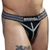 Image de Breedwell Jock Strap Hybred Noir - Gris M