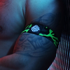Image de Breedwell Brassards NEO CAMO Noir-Vert Neon