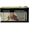 Image de ORIGINAL LEXMARK TONER LASER CIAN 1.000 PAGINAS RETORNABLE C/540/543/544 X/543/544