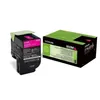 Image de Cartouche de toner MAGENTA Lexmark Toner 802M - 80C20M0 - 1 000 pages