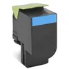 Image de Cartouche de toner 802HCE - Cyan - LEXMARK - Capacité standard 3.000 pages - Technologie dimpression Laser