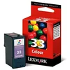 Image de Lexmark Cartouche d'encre d'origine 33 1 x couleur (cyan, magenta, jaune) 362291
