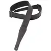 Image de Levys Leathers M7GG-BLK sangle de guitare en cuir - noir - 5 cm de large