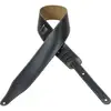 Image de 6,4 Cm Cuir Avec Coutures Decoratives Black