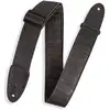 Image de Levys Leathers MX8-BLK sangle de guitare en liège et coton - noir