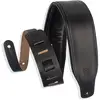 Image de Levys Leathers M26PD-BLK sangle de guitare rembourrée en cuir - noir
